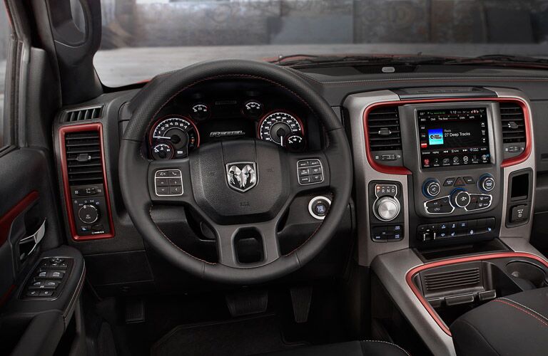 dashboard view of the 2016 Ram 1500