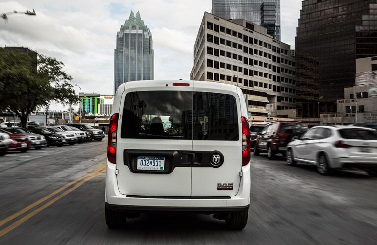 rear doors of the 2016 Ram ProMaster City