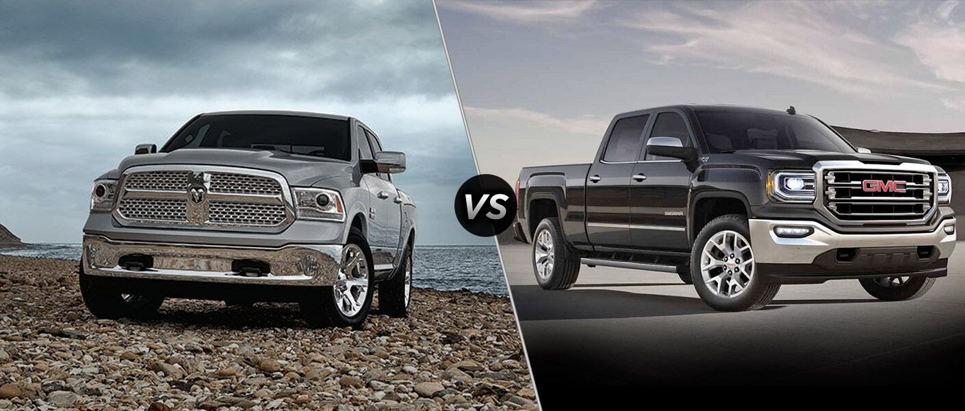 2016 Ram 1500 vs 2016 GMC Sierra