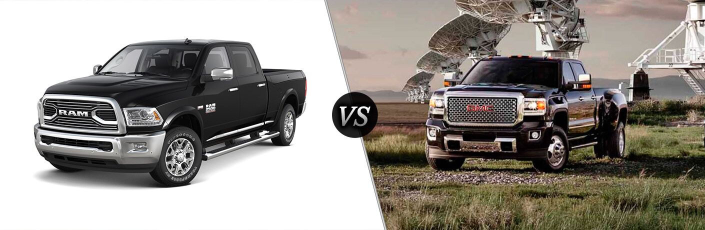 2016 Ram 2500 vs 2016 GMC Sierra 2500HD