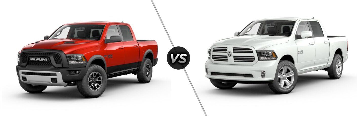 2017 Ram 1500 Rebel vs Sport