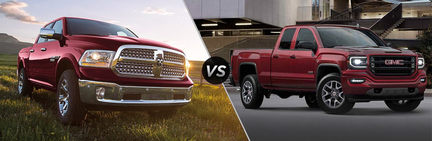 2017 Ram 1500 vs 2017 GMC Sierra