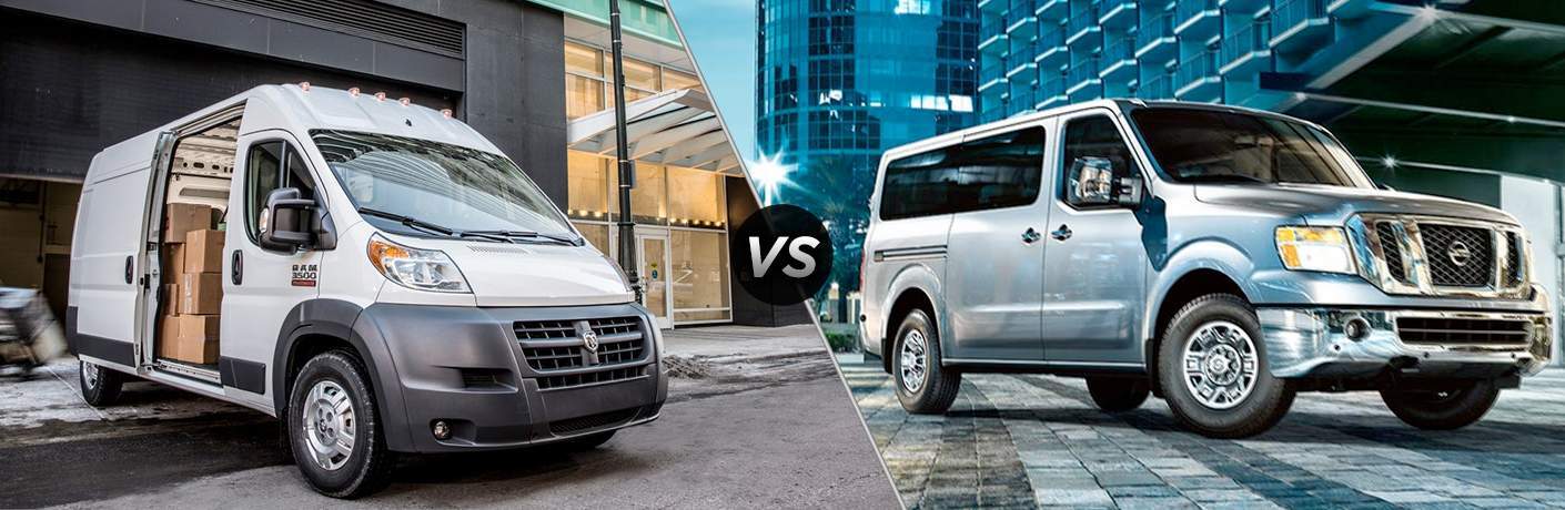 2017 Ram ProMaster vs 2017 Nissan NV