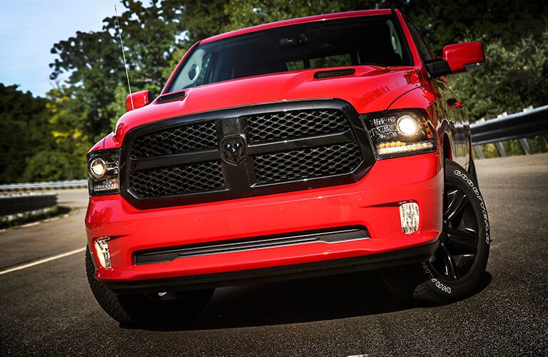 black grille view of the 2017 Ram 1500 Night