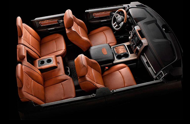 interior seating of the 2017 Ram 1500