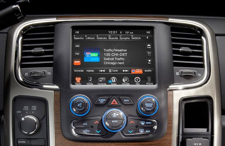 available infotainment system on the 2017 Ram 5500 Chassis Cab