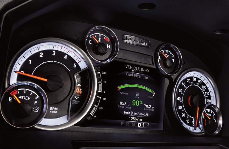 2018 Ram 2500 customize-able gauge cluster