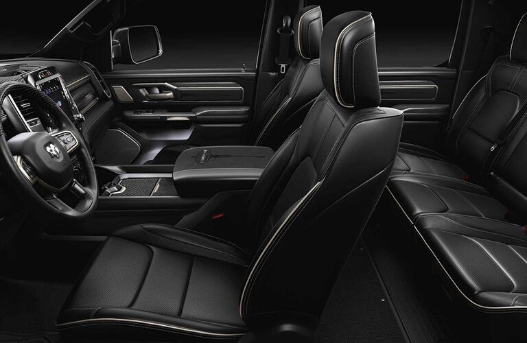 interior seating of the 2019 Ram 1500 Limited