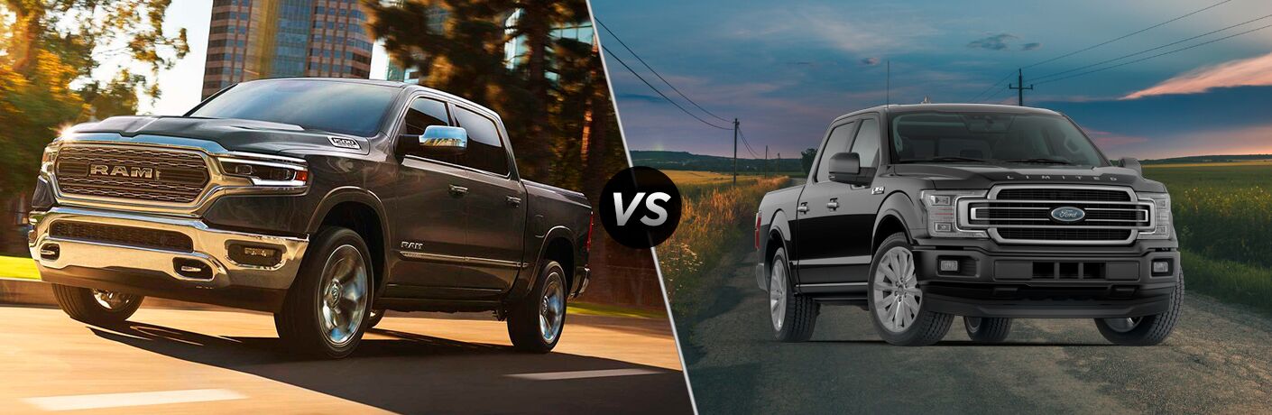 2019 Ram 1500 Limited vs 2019 Ford F-150 Limited comparison image