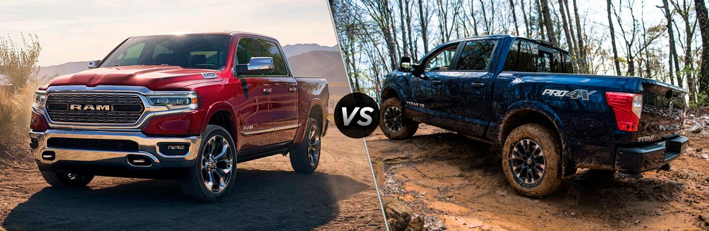 2019 Ram 1500 vs 2019 Nissan TITAN comparison image