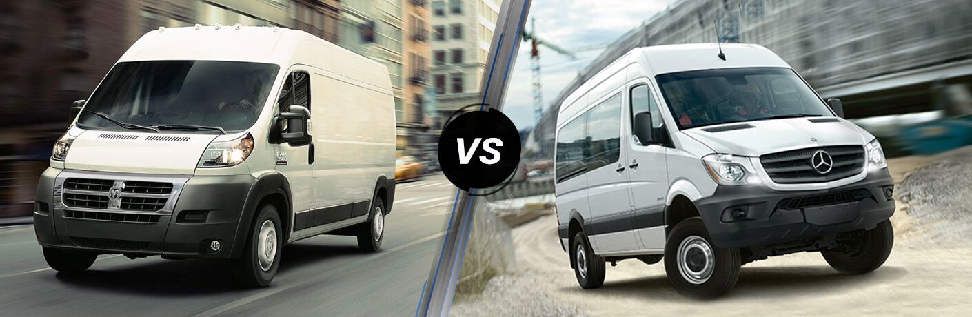 2019 Ram ProMaster vs 2019 Mercedes-Benz Sprinter comparison image
