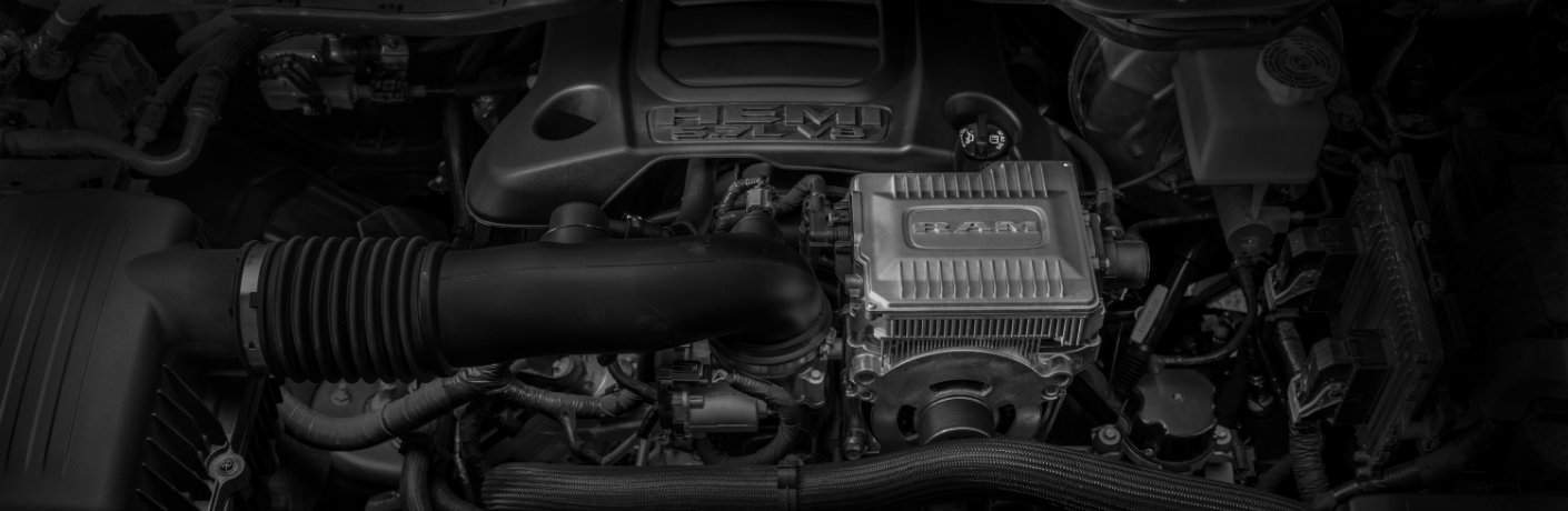 HEMI 5.7-liter V-8 engine with eTorque on the 2019 Ram 1500