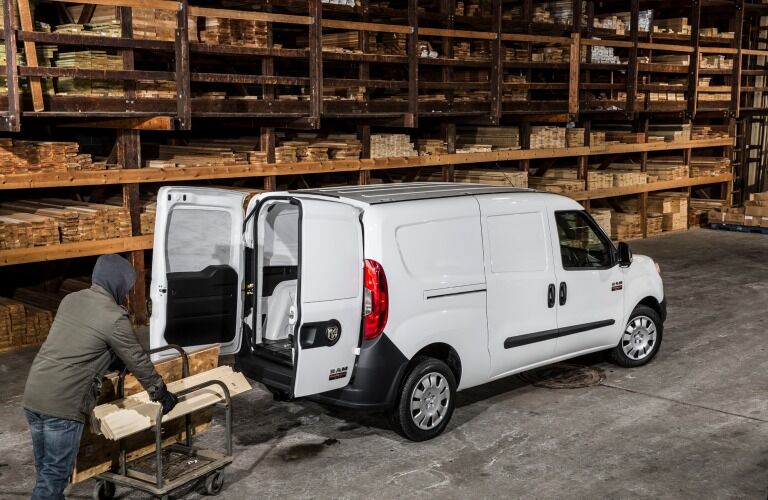 2019 Ram ProMaster City Cargo Van being loaded
