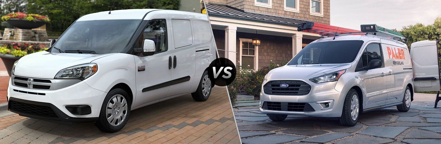 2019 Ram ProMaster City vs 2019 Ford Transit Connect comparison image