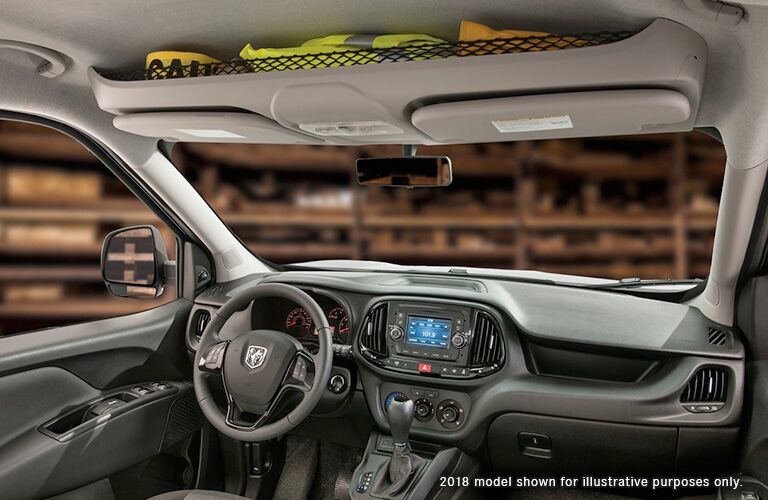 2018 Ram ProMaster City dashboard and main window