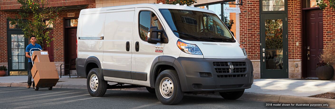 2019 Ram ProMaster in White - Side View