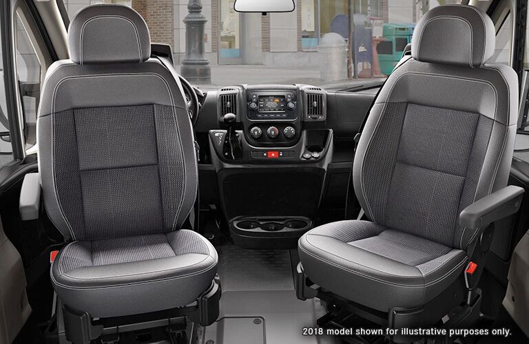 2019 Ram ProMaster Cargo Van swiveling chairs