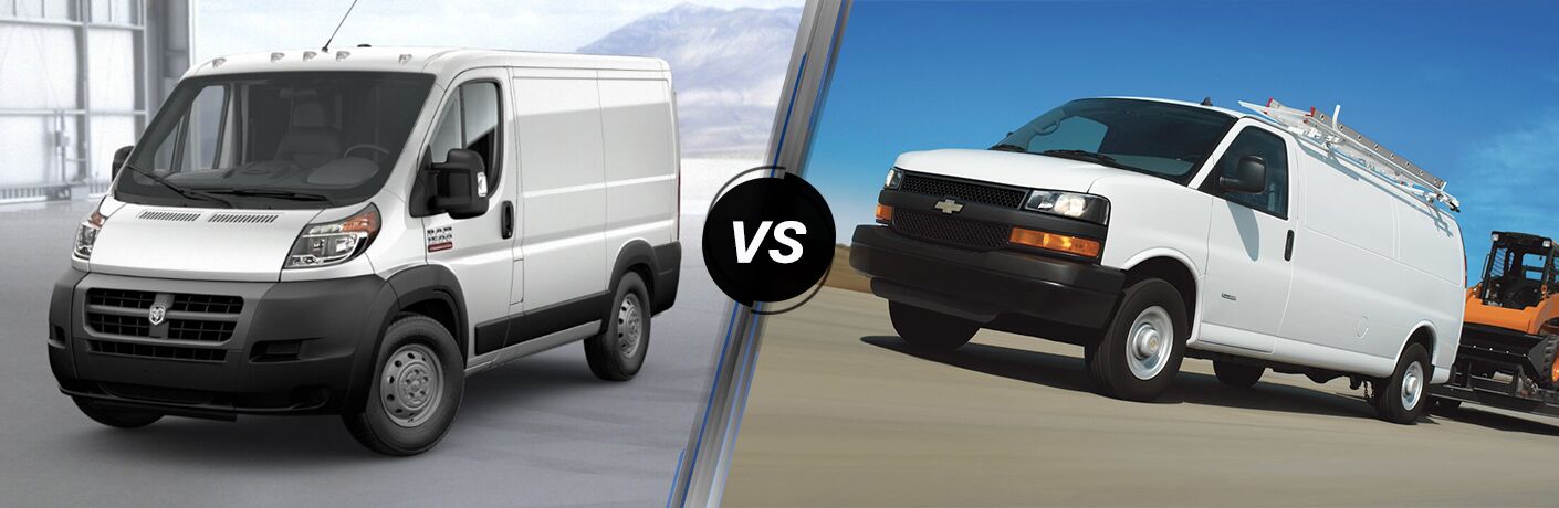 2019 Ram ProMaster vs 2019 Chevy Express comparison image