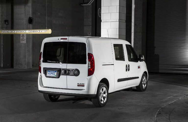 rear view of the 2019 Ram ProMaster City Wagon
