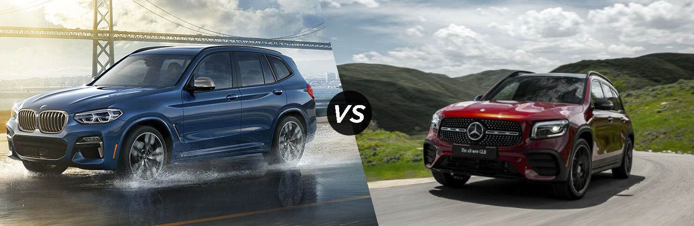 comparison between the 2019 BMW X3 Vs. 2020 Mercedes-Benz GLB comparison between the 2019 BMW X3 Vs. 2020 Mercedes-Benz GLB