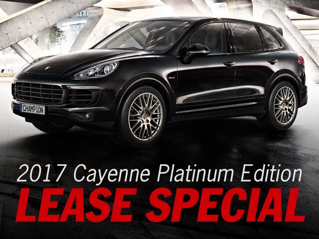 2017 Porsche Cayenne Platinum Edition 2017 Porsche Cayenne Platinum Edition