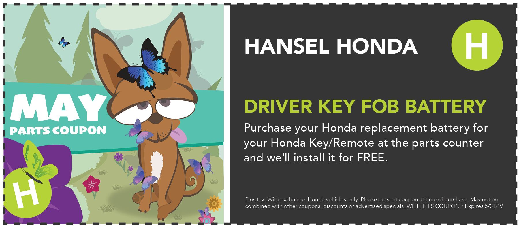 Driver Key Fob Special! Driver Key Fob Special!