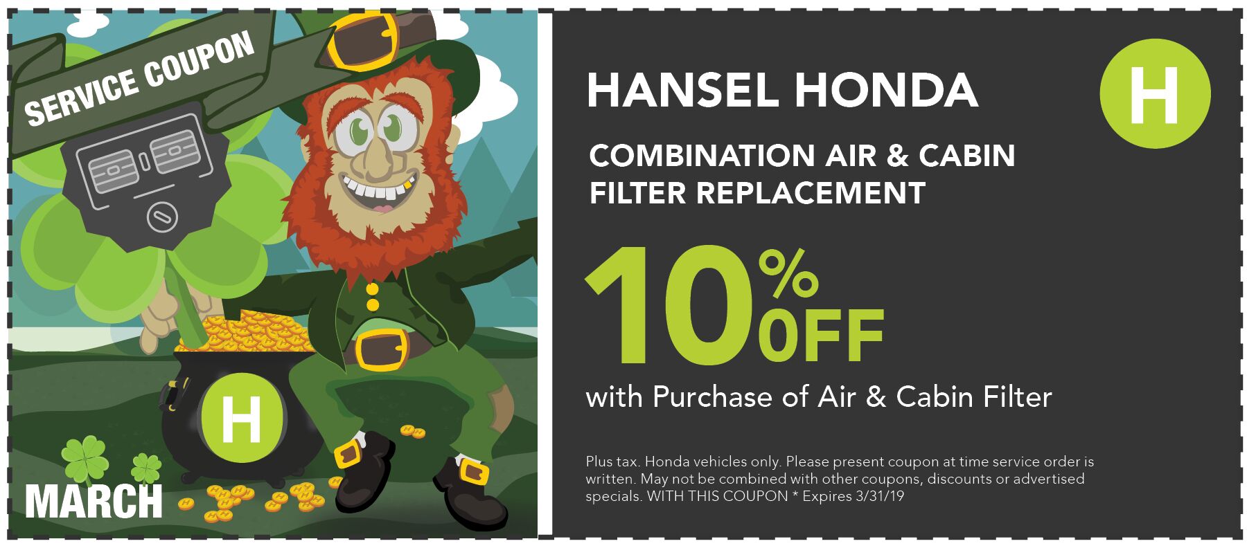 Combination Air & Cabin Filter Replacement Combination Air & Cabin Filter Replacement