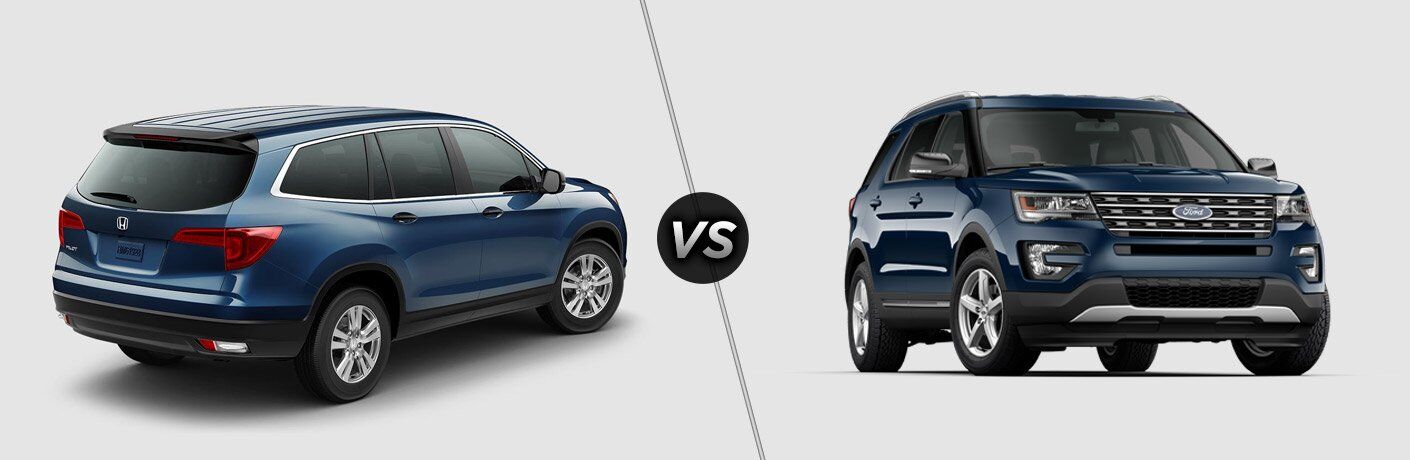 2017 Honda Pilot vs 2017 Ford Explorer