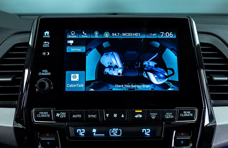 CabinWatch overhead camera view on the 2018 Honda Odyssey
