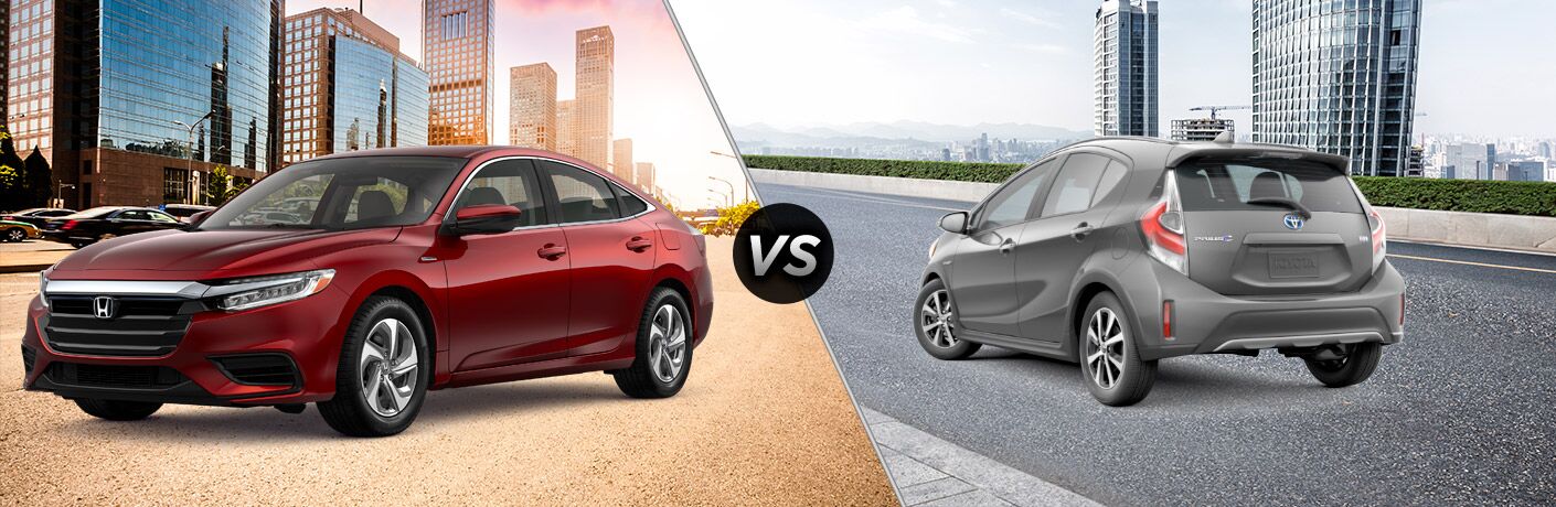 2019 Honda Insight vs 2019 Toyota Prius c comparison image