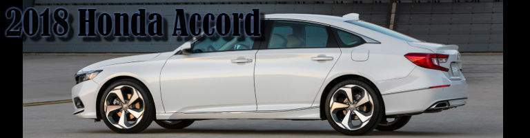 white 2018 Honda Accord with a black title in the left-hand corner