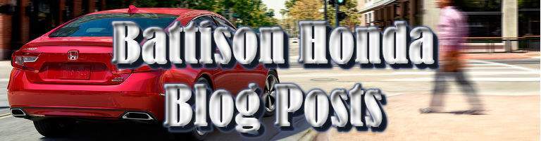 Battison Honda Blog Posts title with Honda Accord in background