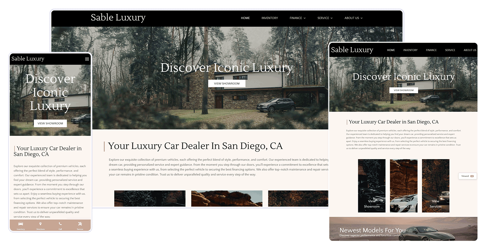 Sable Luxury Website Theme Sable Luxury Website Theme