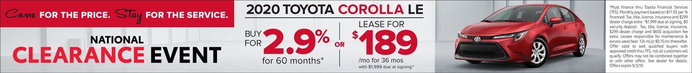 Corolla SRP Corolla SRP