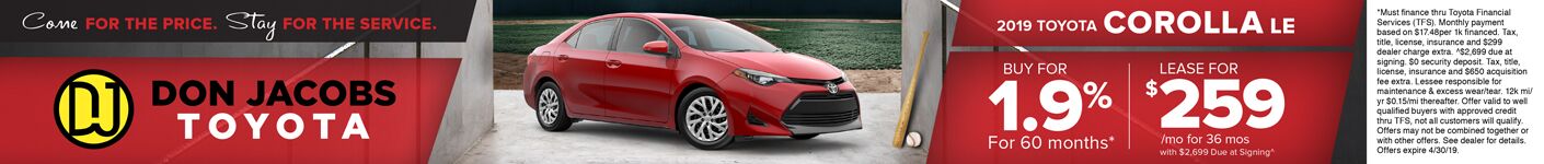 April Corolla SRP April Corolla SRP