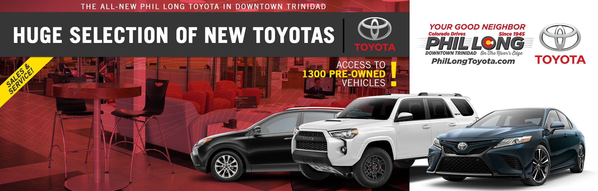 Toyota Dealership in Trinidad, Colorado at Phil Long