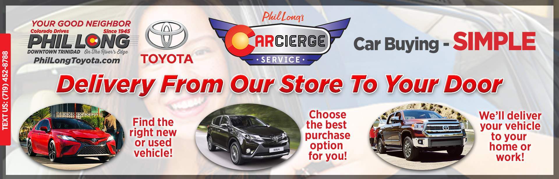 Toyota Dealership in Trinidad, Colorado at Phil Long