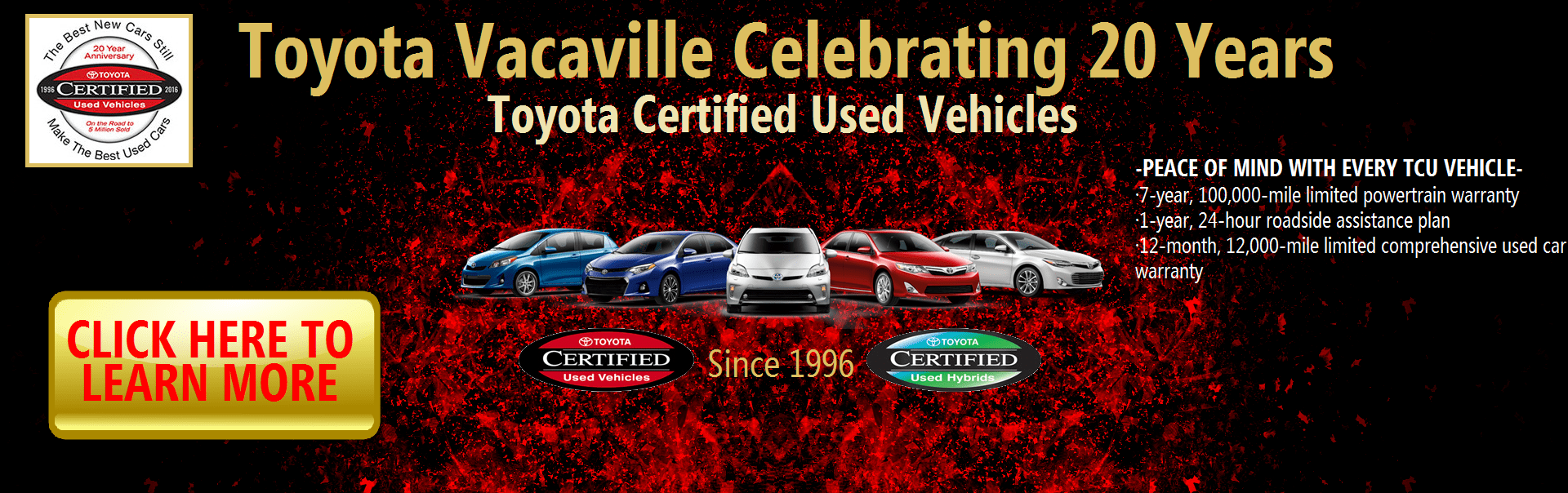 Toyota Dealership near Vacaville, Davis, Fairfield, Sacramento, and