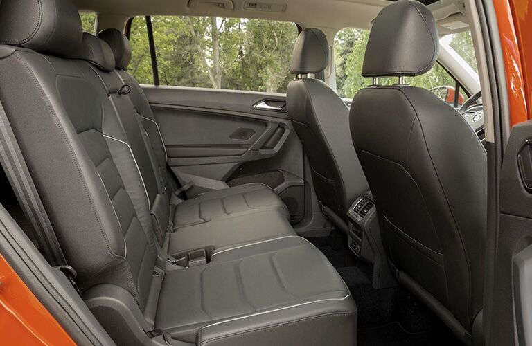 Rear seats in the 2019 Volkswagen Tiguan