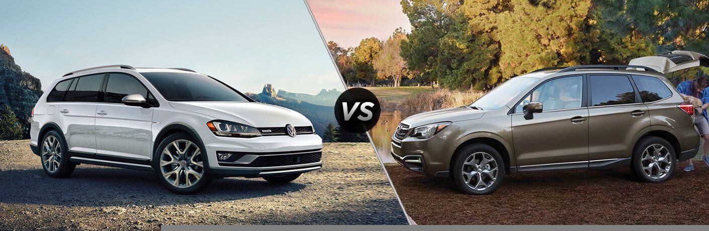 2017 Volkswagen Golf Alltrack vs 2017 Subaru Forester