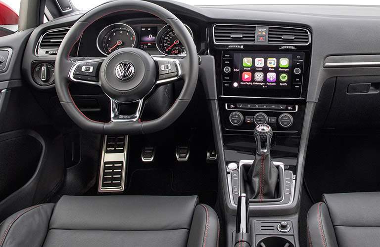 2018 Volkswagen Golf GTI interior and dashboard