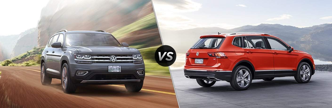 2018 Volkswagen Atlas vs 2018 Volkswagen Tiguan