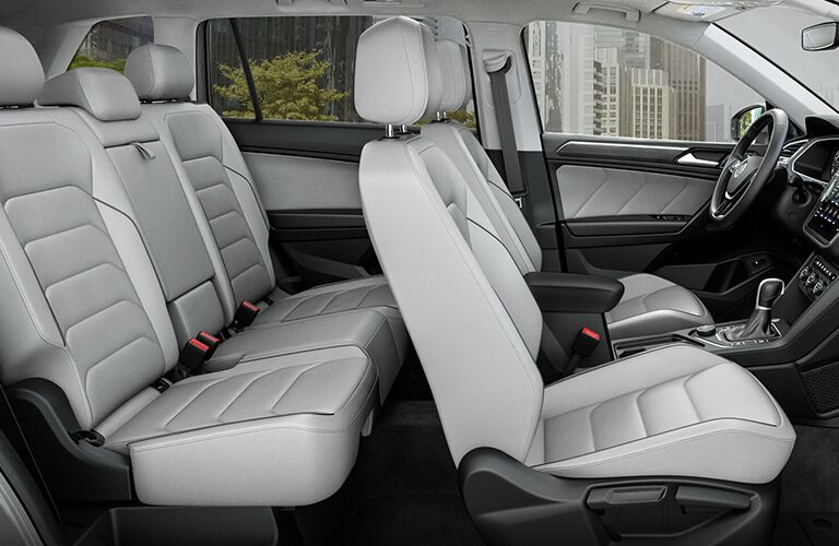 All the seats inside the 2019 Volkswagen Tiguan