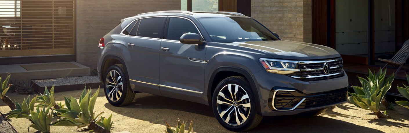 2020 Volkswagen Atlas CrossSport parked in a driveway
