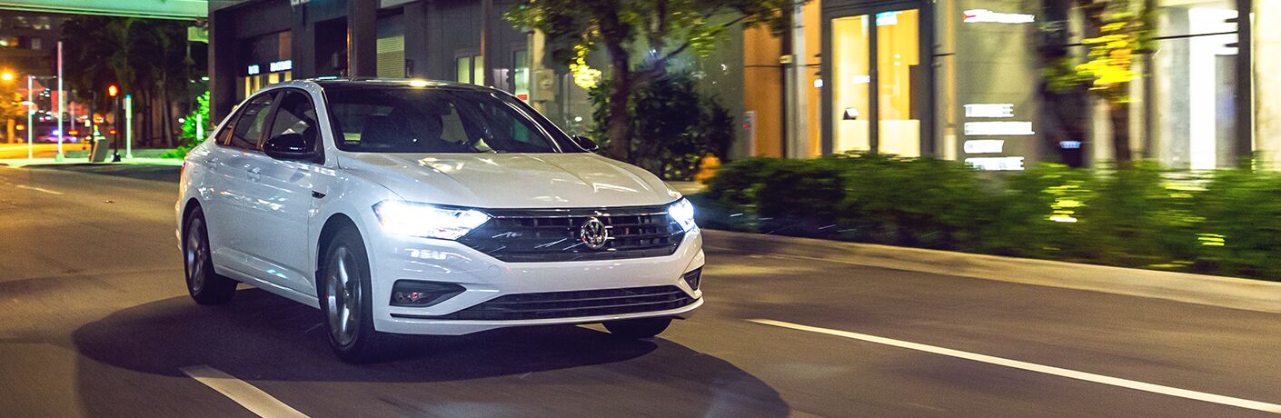 2021 Volkswagen Jetta driving on a road