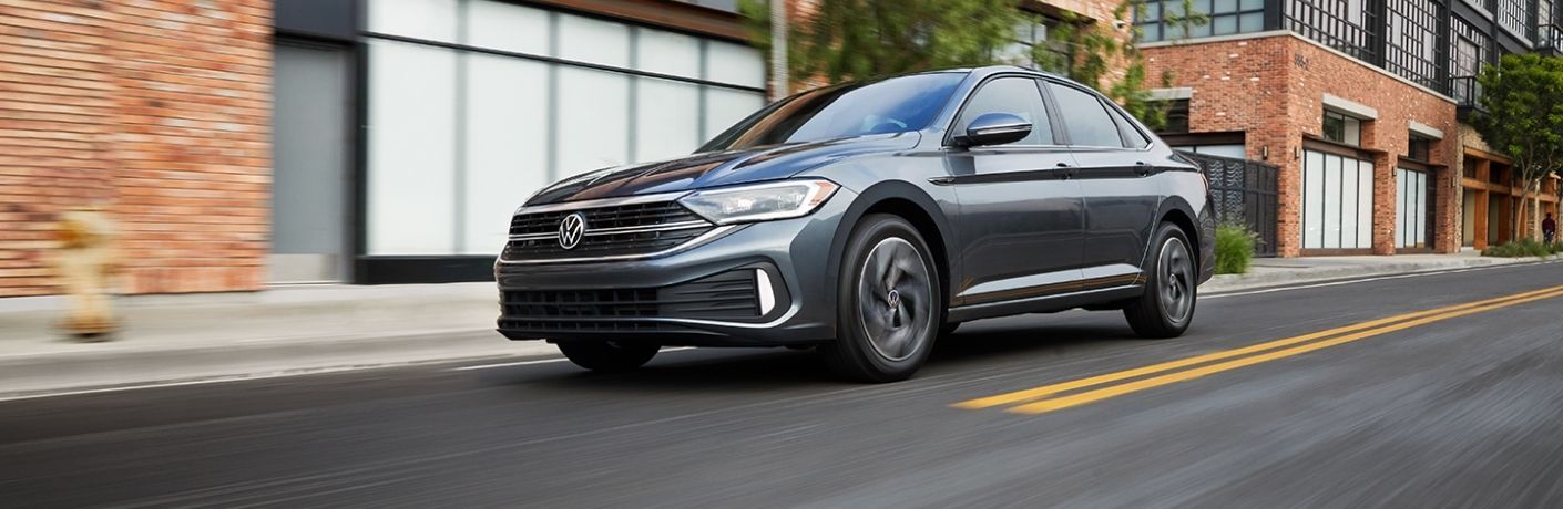 2022 VW Jetta Front and Side View