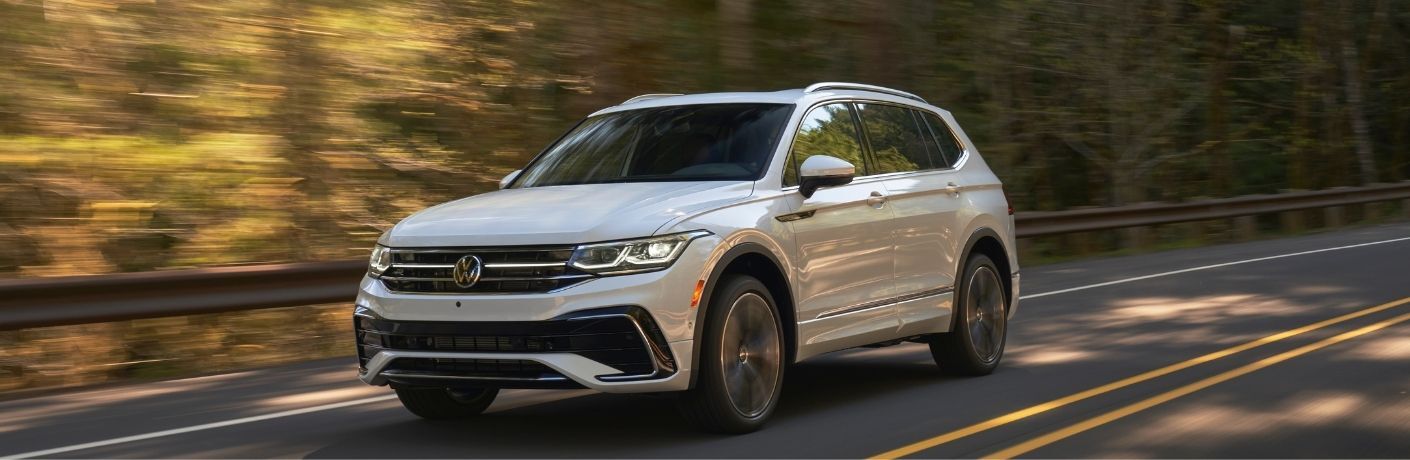 front and side view of the 2022 VW Tiguan