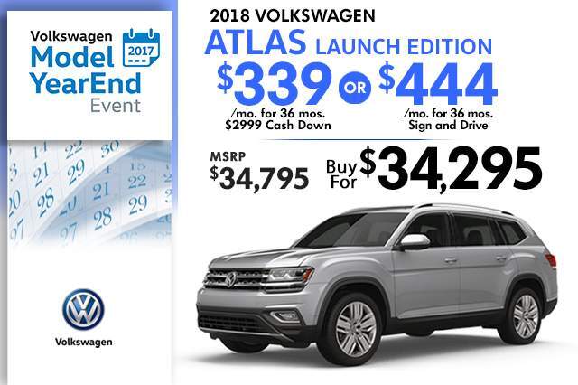 2018 Volkswagen Atlas V6 Launch Edition 2018 Volkswagen Atlas V6 Launch Edition