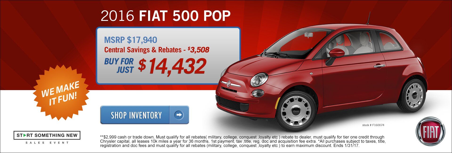Fiat Dealer Near Boston MA on the Automile | Central Fiat ...