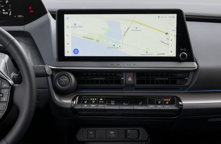 An image of the Infotainment System of the 2023 Toyota Prius